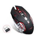 Amazon's hot selling thunder wolf q13 wireless mouse rechargeable colorful game mouse desktop notebook general