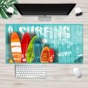 Ins Nordic wind pad mouse pad thickened large lock edge anti slip advertising pad wrapped desk pad white embryo customization