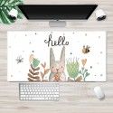 Ins Nordic mouse pad flower plant mouse pad large lock cartoon game mouse pad can be customized computer