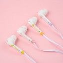 Ed-1018 sweet girl heart earphone student with fruit collection box music 3.5mm wired earphone