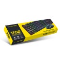 Thunder wolf tf200 game keyboard USB suspended mechanical handle wired game keyboard and mouse suit cross border Amazon 